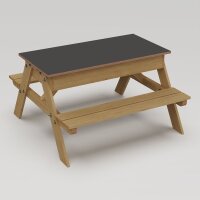 Picknicktisch (Bauanleitung) - Für Kinder mit Stauraum