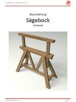 Sägebock (Bauanleitung) - Der Universale