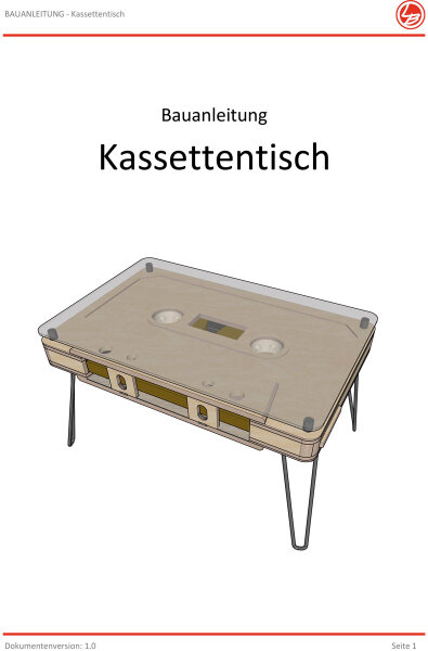 Kassetten Couchtisch (Bauanleitung)