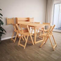 Bundle Klappstuhl und Wand-Klapptisch (Bauanleitung)
