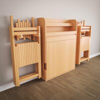 Bundle Klappstuhl und Wand-Klapptisch (Bauanleitung)