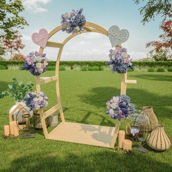 Hochzeitsbogen Herz (Bauanleitung)