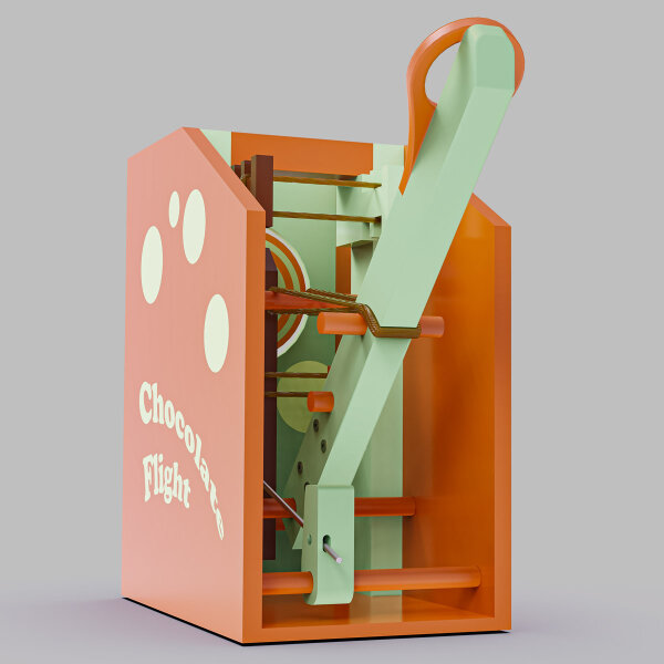 Schokokuss-Wurfmaschine (Bauanleitung)