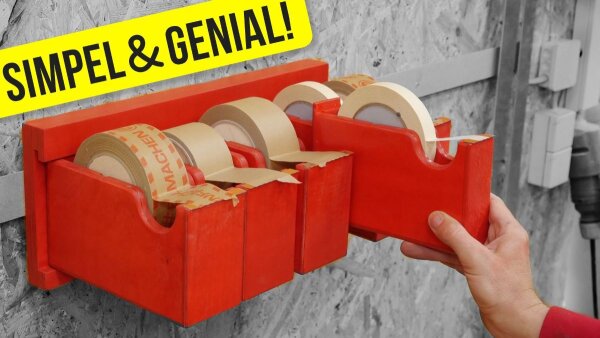 Klebebandabroller (Bauanleitung)