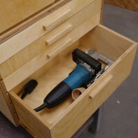 Bohrer-, Fräser- und Werkzeugschrank (Bauanleitung)
