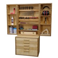 Bohrer-, Fräser- und Werkzeugschrank (Bauanleitung)