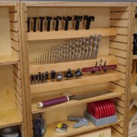 Bohrer-, Fräser- und Werkzeugschrank (Bauanleitung)