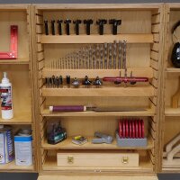 Bohrer-, Fräser- und Werkzeugschrank (Bauanleitung)