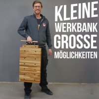 Mini Werkbank mit Vorderzange (Bauanleitung)