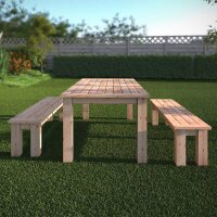 Gartentisch mit Bank (Bauanleitung)