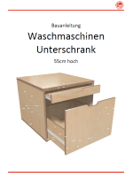 Waschmaschinen Unterschrank (Bauanleitung)