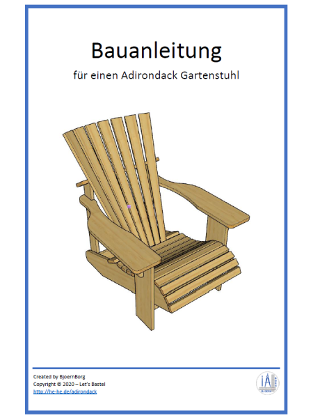 Adirondack Sparset (Bauanleitungen)