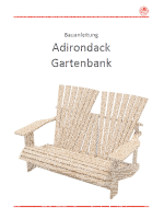 Das Adirondack Sparset (Bauanleitungen)