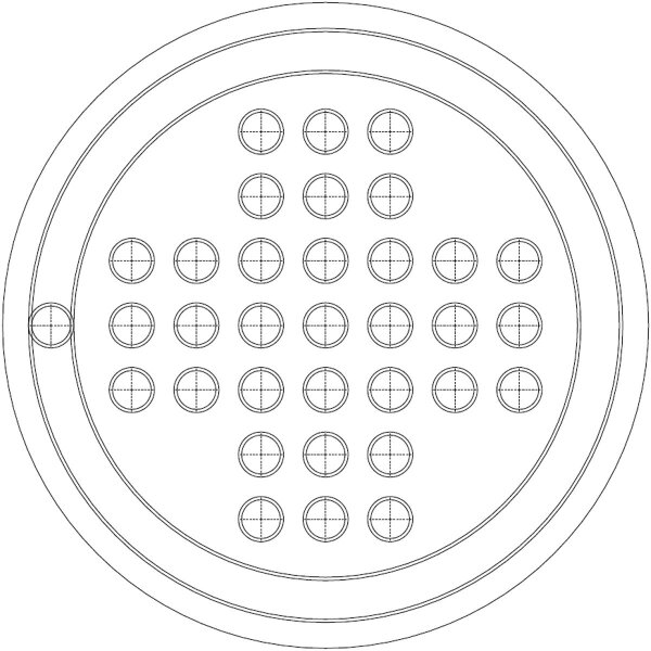 Solitaire Spiel (Schablonen)