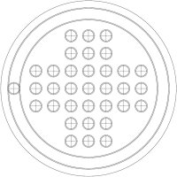 Solitaire Spiel (Schablonen)