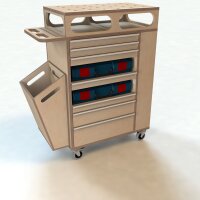 Werkzeugwagen (Bauanleitung)