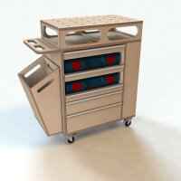 Werkzeugwagen (Bauanleitung)