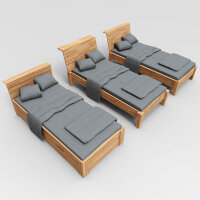 Massivholzbett (Bauanleitung)