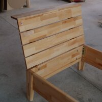 Massivholzbett (Bauanleitung)